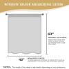 imageHVERSAILTEX Thermal Insulated Printed Blackout Small Window Curtain Adjustable Tie Up Curtains Rod Pocket Short Curtain for Kitchen  42quot Wide by 63quot Long Sage Birds PatternBirds in Sage