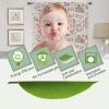 imageHVERSAILTEX Thermal Insulated Printed Blackout Small Window Curtain Adjustable Tie Up Curtains Rod Pocket Short Curtain for Kitchen  42quot Wide by 63quot Long Sage Birds PatternFlroal in Sage and Brown