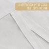 imageHVERSAILTEX Tie Up Linen Curtains 63 Inch Length Nature Linen Textured Privacy Curtain Multi Hanging Ways Shade Balloon Window Shade Rod Pocket Casual Curtain  42x63  IvoryPure White