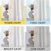 imageHVERSAILTEX Tie Up Linen Curtains 63 Inch Length Nature Linen Textured Privacy Curtain Multi Hanging Ways Shade Balloon Window Shade Rod Pocket Casual Curtain  42x63  IvoryPure White