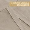 imageHVERSAILTEX Tie Up Linen Curtains 63 Inch Length Nature Linen Textured Privacy Curtain Multi Hanging Ways Shade Balloon Window Shade Rod Pocket Casual Curtain  42x63  IvoryAngora