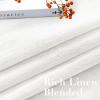 imageHVERSAILTEX White Sheer Linen Curtains for Living Room 84 inches Long Bedroom Curtains 2 Panel Sets Grommet Semi Sheer Elegant Soft Light Filter Window Treatments Curtain WhiteWhite