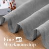imageHVERSAILTEX White Sheer Linen Curtains for Living Room 84 inches Long Bedroom Curtains 2 Panel Sets Grommet Semi Sheer Elegant Soft Light Filter Window Treatments Curtain WhiteDove