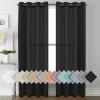 imageHVERSAILTEX White Sheer Linen Curtains for Living Room 84 inches Long Bedroom Curtains 2 Panel Sets Grommet Semi Sheer Elegant Soft Light Filter Window Treatments Curtain WhiteBlack
