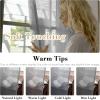 imageHVERSAILTEX White Sheer Linen Curtains for Living Room 84 inches Long Bedroom Curtains 2 Panel Sets Grommet Semi Sheer Elegant Soft Light Filter Window Treatments Curtain WhiteDove