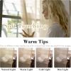 imageHVERSAILTEX White Sheer Linen Curtains for Living Room 84 inches Long Bedroom Curtains 2 Panel Sets Grommet Semi Sheer Elegant Soft Light Filter Window Treatments Curtain WhiteButter