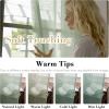 imageHVERSAILTEX White Sheer Linen Curtains for Living Room 84 inches Long Bedroom Curtains 2 Panel Sets Grommet Semi Sheer Elegant Soft Light Filter Window Treatments Curtain WhiteSage