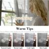 imageHVERSAILTEX White Sheer Linen Curtains for Living Room 84 inches Long Bedroom Curtains 2 Panel Sets Grommet Semi Sheer Elegant Soft Light Filter Window Treatments Curtain WhiteGrey