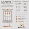 imageHVERSAILTEX White Sheer Linen Curtains for Living Room 84 inches Long Bedroom Curtains 2 Panel Sets Grommet Semi Sheer Elegant Soft Light Filter Window Treatments Curtain WhiteTerracotta
