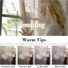 imageHVERSAILTEX White Sheer Linen Curtains for Living Room 84 inches Long Bedroom Curtains 2 Panel Sets Grommet Semi Sheer Elegant Soft Light Filter Window Treatments Curtain WhiteTaupe