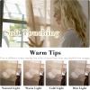 imageHVERSAILTEX White Sheer Linen Curtains for Living Room 84 inches Long Bedroom Curtains 2 Panel Sets Grommet Semi Sheer Elegant Soft Light Filter Window Treatments Curtain WhiteTaffy