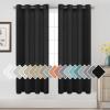 imageHVERSAILTEX White Sheer Linen Curtains for Living Room 84 inches Long Bedroom Curtains 2 Panel Sets Grommet Semi Sheer Elegant Soft Light Filter Window Treatments Curtain WhiteBlack