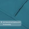 imageHVersailtex Thermal Insulated Blackout Tie Up Curtains Adjustable Window Shades for Living Room Rod Pocket 2Pack 42 x 63 Inch Long  Solid in Dove GrayTurquoise Blue
