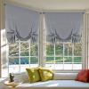 imageHVersailtex Thermal Insulated Blackout Tie Up Curtains Adjustable Window Shades for Living Room Rod Pocket 2Pack 42 x 63 Inch Long  Solid in Dove GrayDove Gray