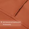 imageHVersailtex Thermal Insulated Blackout Tie Up Curtains Adjustable Window Shades for Living Room Rod Pocket 2Pack 42 x 63 Inch Long  Solid in Dove GrayOrange