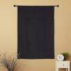 imageHVersailtex Thermal Insulated Blackout Tie Up Curtains Adjustable Window Shades for Living Room Rod Pocket 2Pack 42 x 63 Inch Long  Solid in Dove GrayJet Black
