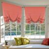 imageHVersailtex Thermal Insulated Blackout Tie Up Curtains Adjustable Window Shades for Living Room Rod Pocket 2Pack 42 x 63 Inch Long  Solid in Dove GrayCoral