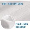 imageNatural Linen Blended Door Curtain  Privacy French Light Filgtering Tricia Window Door Curtain for Patio Door Sidelight Glass Door Blind Tie Up Shade 26 x 68 inches 1 Panel AngoraOff White