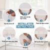 imageNatural Linen Blended Door Curtain  Privacy French Light Filgtering Tricia Window Door Curtain for Patio Door Sidelight Glass Door Blind Tie Up Shade 26 x 68 inches 1 Panel AngoraNatural