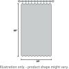imageNatural Linen Blended Door Curtain  Privacy French Light Filgtering Tricia Window Door Curtain for Patio Door Sidelight Glass Door Blind Tie Up Shade 26 x 68 inches 1 Panel AngoraOff White