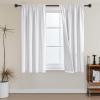 imageHVERSAILTEX 100 Blackout Curtains 84 Inches Long Full Light Blocking Curtain Draperies with Soft White Coating for Bedroom Living Room Thermal Insulated Window Treatment Set of 2 Panels WhiteWhite