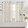 imageHVERSAILTEX Linen Blended Curtains  Natural Textured Light Filtering Nickel Grommet Curtains for Living Room ampamp Bedroom 2 Panel Sets 52quot x 84quotIvory