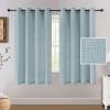 imageHVERSAILTEX Linen Curtains 84 Inch Length for Living Room 2 Panel Set Neutral Modern Farmhouse Window Privacy Linen Fabric Drapes for Farmhouse Window Treatment Curtains 52 x 84  LinenCloud Blue