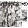 imageHVERSAILTEX Linen Sheer Curtains for Living Room Curtains 63 Inches Long Light Filtering Rod Pocket Window Sheer Linen Curtains for Bedroom 2 Panels Classical Floral Printing Bluestone and TaupeTie Dyegrey