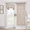 imageNatural Linen Blended Door Curtain  Privacy French Light Filgtering Tricia Window Door Curtain for Patio Door Sidelight Glass Door Blind Tie Up Shade 26 x 68 inches 1 Panel AngoraAngora