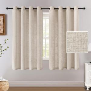 imageHVERSAILTEX Linen Curtains 84 Inch Length for Living Room 2 Panel Set Neutral Modern Farmhouse Window Privacy Linen Fabric Drapes for Farmhouse Window Treatment Curtains 52 x 84  LinenLinen