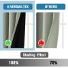 imageHVERSAILTEX 100 Blackout Curtains for Bedroom Thermal Insulated Blackout Curtains 84 inch Length Full Light Blocking Curtains for Living Room with Black Liner 2 Panels Set BurgundyLight Sage