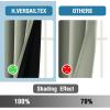 imageHVERSAILTEX 100 Blackout Curtains for Bedroom Thermal Insulated Blackout Curtains 84 inch Length Full Light Blocking Curtains for Living Room with Black Liner 2 Panels Set BurgundyLight Sage