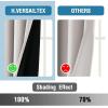 imageHVERSAILTEX 100 Blackout Curtains for Bedroom Thermal Insulated Blackout Curtains 84 inch Length Full Light Blocking Curtains for Living Room with Black Liner 2 Panels Set BurgundyPumice Stone
