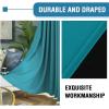 imageHVERSAILTEX 100 Blackout Curtains for Bedroom Thermal Insulated Blackout Curtains 84 inch Length Full Light Blocking Curtains for Living Room with Black Liner 2 Panels Set BurgundyTurquoise Blue