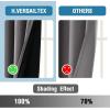 imageHVERSAILTEX 100 Blackout Curtains for Bedroom Thermal Insulated Blackout Curtains 84 inch Length Full Light Blocking Curtains for Living Room with Black Liner 2 Panels Set BurgundyGrey