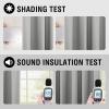 imageHVERSAILTEX 100 Blackout Curtains for Bedroom Thermal Insulated Linen Textured Curtains Heat and Full Light Blocking Drapes Living Room Curtains 2 Panel Sets 52x84 Inch Heather OatmealNot SolidHeather Ultimate Gray
