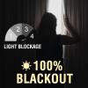 imageHVERSAILTEX 100 Blackout Curtains for Bedroom Thermal Insulated Linen Textured Curtains Heat and Full Light Blocking Drapes Living Room Curtains 2 Panel Sets 52x84 Inch Heather OatmealNot SolidHeather Ultimate Gray