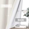 imageHVERSAILTEX 100 Blackout Curtains for Bedroom Thermal Insulated Linen Textured Curtains Heat and Full Light Blocking Drapes Living Room Curtains 2 Panel Sets 52x84 Inch Heather OatmealNot SolidHeather Pale Oak