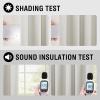 imageHVERSAILTEX 100 Blackout Curtains for Bedroom Thermal Insulated Linen Textured Curtains Heat and Full Light Blocking Drapes Living Room Curtains 2 Panel Sets 52x84 Inch Heather OatmealNot SolidHeather Stone