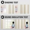 imageHVERSAILTEX 100 Blackout Curtains for Bedroom Thermal Insulated Linen Textured Curtains Heat and Full Light Blocking Drapes Living Room Curtains 2 Panel Sets 52x84 Inch Heather OatmealNot SolidHeather Pale Oak