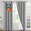 imageHVERSAILTEX 100 Blackout Curtains for Bedroom Thermal Insulated Linen Textured Curtains Heat and Full Light Blocking Drapes Living Room Curtains 2 Panel Sets 52x84 Inch Heather OatmealNot SolidHeather Ultimate Gray