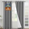 imageHVERSAILTEX 100 Blackout Curtains for Bedroom Thermal Insulated Linen Textured Curtains Heat and Full Light Blocking Drapes Living Room Curtains 2 Panel Sets 52x84 Inch Heather OatmealNot SolidHeather Mid Grey