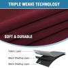 imageHVERSAILTEX 100 Blackout Curtains for Bedroom with Black Liner Full Room Darkening Curtains 96 Inches Long Thermal Insulated Back TabRod Pocket Window Drapes for Living Room 2 Panels BurgundyBurgundy