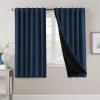 imageHVERSAILTEX 100 Blackout Curtains for Bedroom with Black Liner Full Room Darkening Curtains 96 Inches Long Thermal Insulated Back TabRod Pocket Window Drapes for Living Room 2 Panels BurgundyNavy