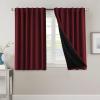 imageHVERSAILTEX 100 Blackout Curtains for Bedroom with Black Liner Full Room Darkening Curtains 96 Inches Long Thermal Insulated Back TabRod Pocket Window Drapes for Living Room 2 Panels BurgundyBurgundy