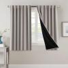 imageHVERSAILTEX 100 Blackout Curtains for Bedroom with Black Liner Full Room Darkening Curtains 96 Inches Long Thermal Insulated Back TabRod Pocket Window Drapes for Living Room 2 Panels BurgundyWarm Taupe