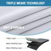 imageHVERSAILTEX 100 Blackout Curtains for Bedroom with Black Liner Full Room Darkening Curtains 96 Inches Long Thermal Insulated Back TabRod Pocket Window Drapes for Living Room 2 Panels BurgundyGreyish White