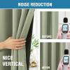 imageHVERSAILTEX 100 Blackout Curtains for Bedroom with Black Liner Full Room Darkening Curtains 96 Inches Long Thermal Insulated Back TabRod Pocket Window Drapes for Living Room 2 Panels BurgundySage