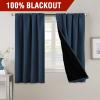 imageHVERSAILTEX 100 Blackout Curtains for Bedroom with Black Liner Full Room Darkening Curtains 96 Inches Long Thermal Insulated Back TabRod Pocket Window Drapes for Living Room 2 Panels BurgundyNavy