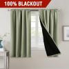 imageHVERSAILTEX 100 Blackout Curtains for Bedroom with Black Liner Full Room Darkening Curtains 96 Inches Long Thermal Insulated Back TabRod Pocket Window Drapes for Living Room 2 Panels BurgundySage